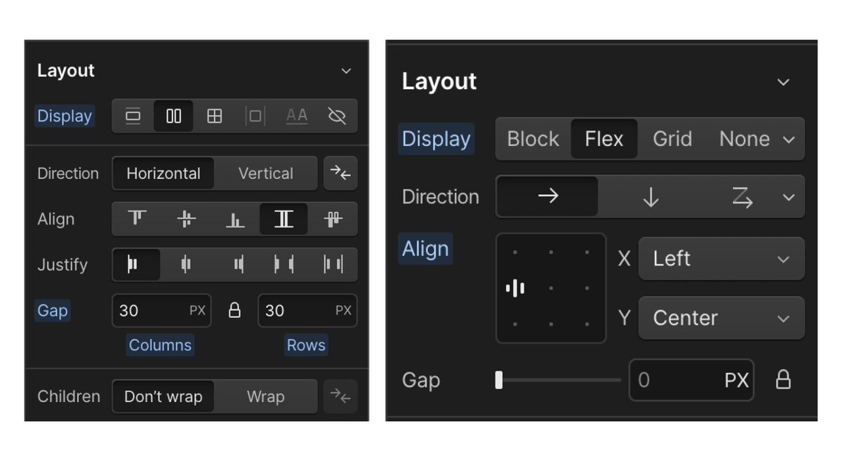 Hello <a href="/webflow/">Webflow</a>, I'm sorry, but after trying this for a whole day, the new panel just doesn't work.

The layout panel and the style panel itself are actually really good, offering a great balance between abstraction and control, which the new UI lacks.

I understand it's aimed at