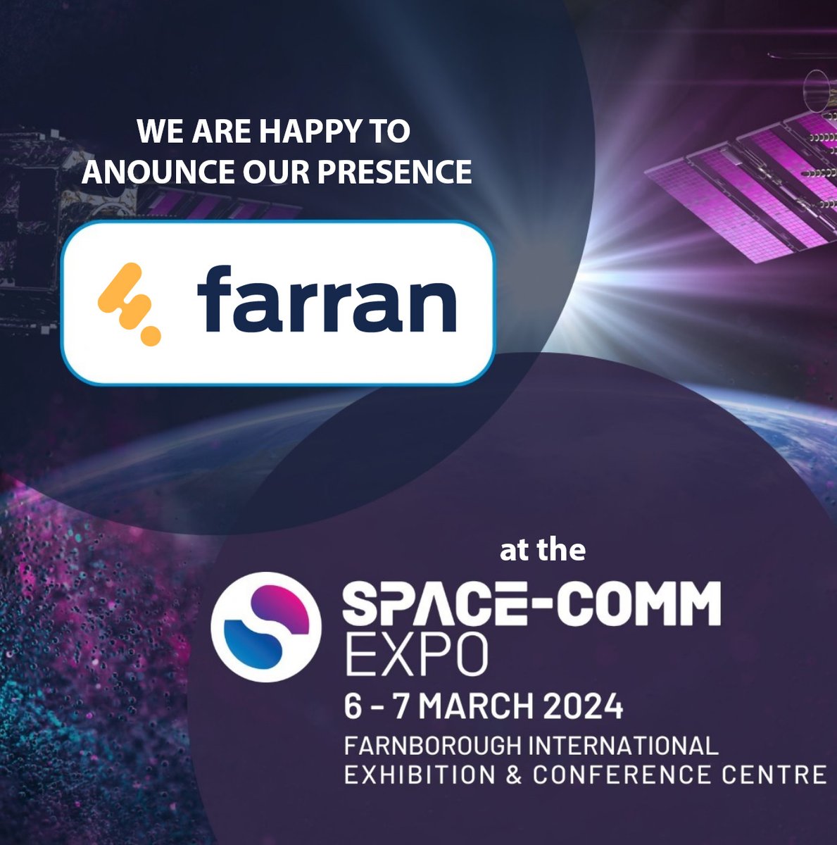 FarranTech's tweet image. Our Applications Engineer Courage Mudzingwa is present at the Space-Comm Expo in Farnborough, United Kingdom. Feel free to reach out during the event through our LinkedIn or our website Chat bot to discuss millimeter wave solutions. #SpaceCommExpo #UK #UKExpo #technews