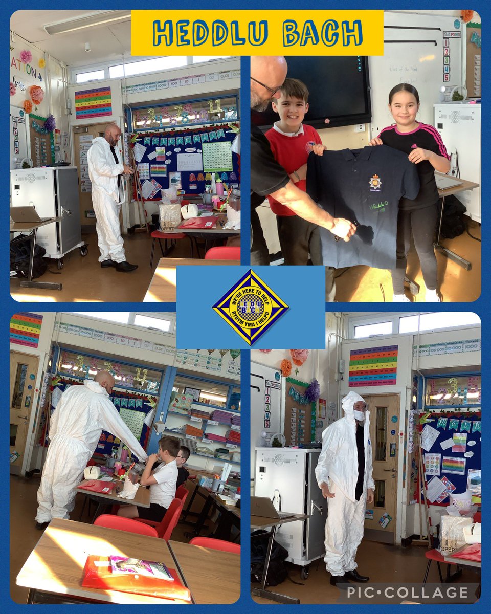 Heddlu Bach enjoyed learning about the role of a Crime Scene Investigator in their meeting today. Diolch Richard for showing us some of the real CSI equipment! 👮‍♀️@gpnxtgen @gwentpolice