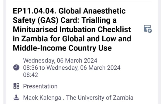 I'm giving out more GAS cards tomorrow at #WCA2024 Come find me and grab one around the @wfsaorg Hub! Also will be presenting GASC abstract at about 8.30 tomorrow. Co-creator @SamGoodhand and I are so grateful to @BSUHgas for funding this giveaway