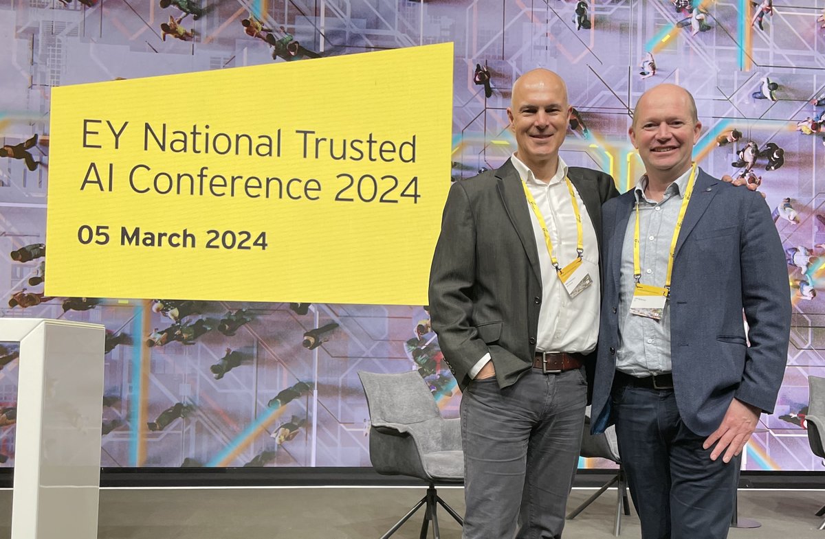 Had an amazing experience today at the <a href="/EYnews/">EY</a>  National Trusted #AI Conference in Zürich (CH) ! The event brought together industry leaders to explore the transformative potential of Artificial Intelligence. The opening lectures sparked a pivotal conversation on our
