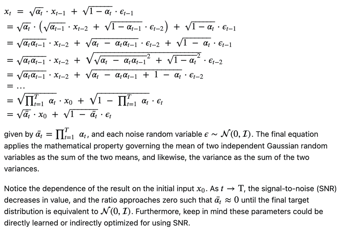 TheVariational's tweet image. Is the art of transforming text into images or videos something that sparks your curiosity? @DavidDuvenaud @DrJimFan @WenhuChen @_tim_brooks @kchonycthe @sleepinyourhat essence of diffusion model construction by understanding step-wise deformation