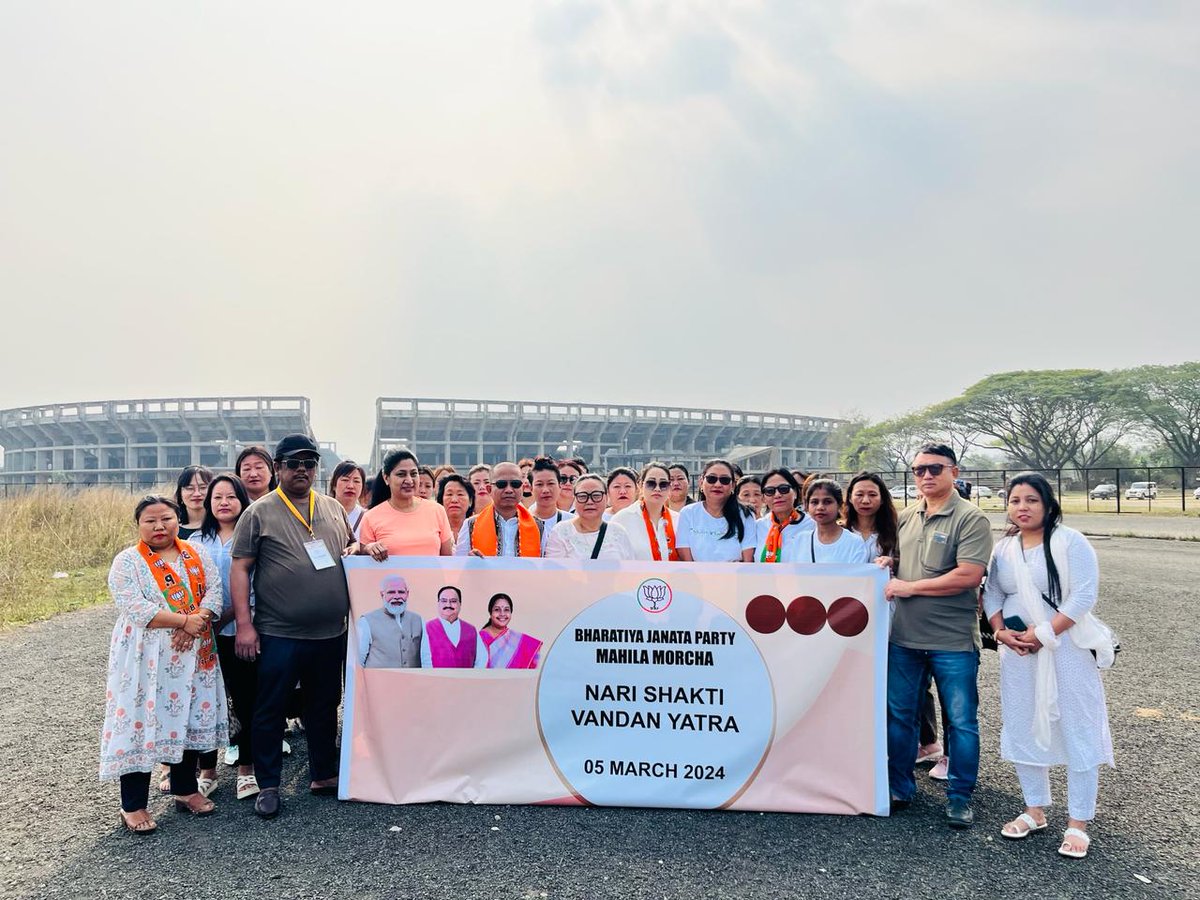 ErKahuliSema's tweet photo. Happy to participate in #WalkForModi Walkathon today, held by Mahila Morcha BJP (Dimapur District) 

#NariShaktiVandan #ModiAgainIn2024 

@BJP4Nagaland @VanathiBJP @JPNadda @AmitShah @YepthomiBen 
@MahilaMNagaland https://t.co/srNMEeDNk7
