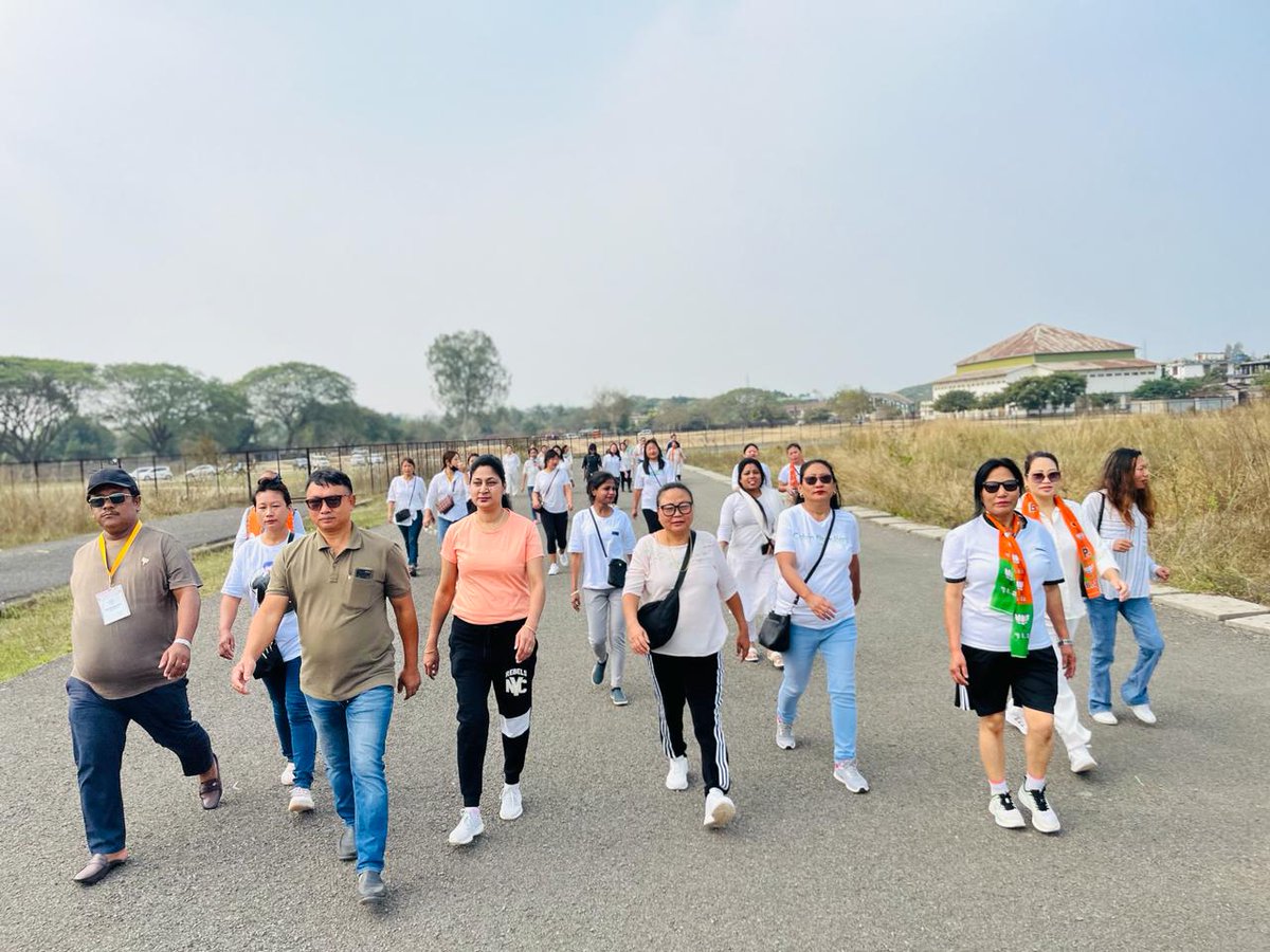 ErKahuliSema's tweet photo. Happy to participate in #WalkForModi Walkathon today, held by Mahila Morcha BJP (Dimapur District) 

#NariShaktiVandan #ModiAgainIn2024 

@BJP4Nagaland @VanathiBJP @JPNadda @AmitShah @YepthomiBen 
@MahilaMNagaland https://t.co/srNMEeDNk7