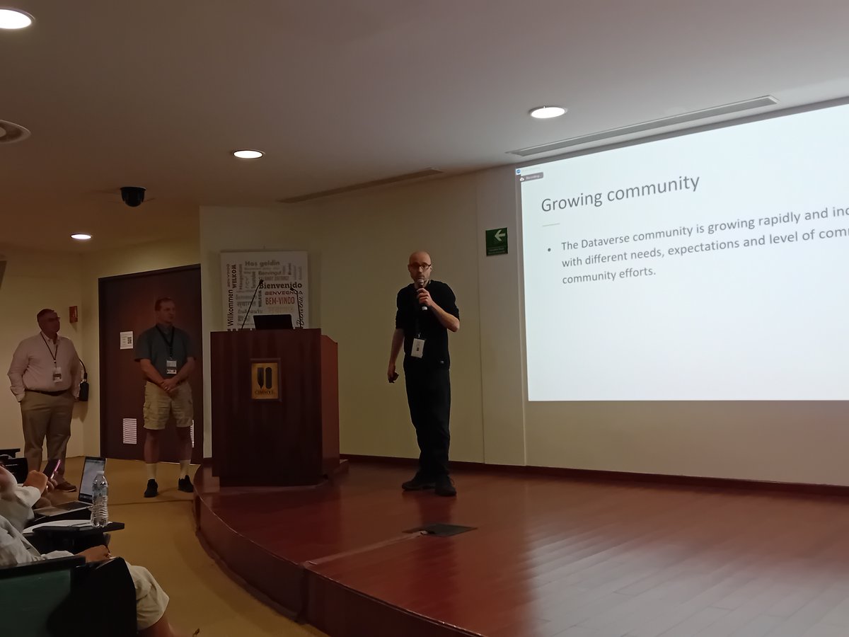 4tykhonov's tweet image. @PhilippConzett on growing @dataverse community: surprisingly, 43% of Dataverse installations now in Europe! #Dataverse2024