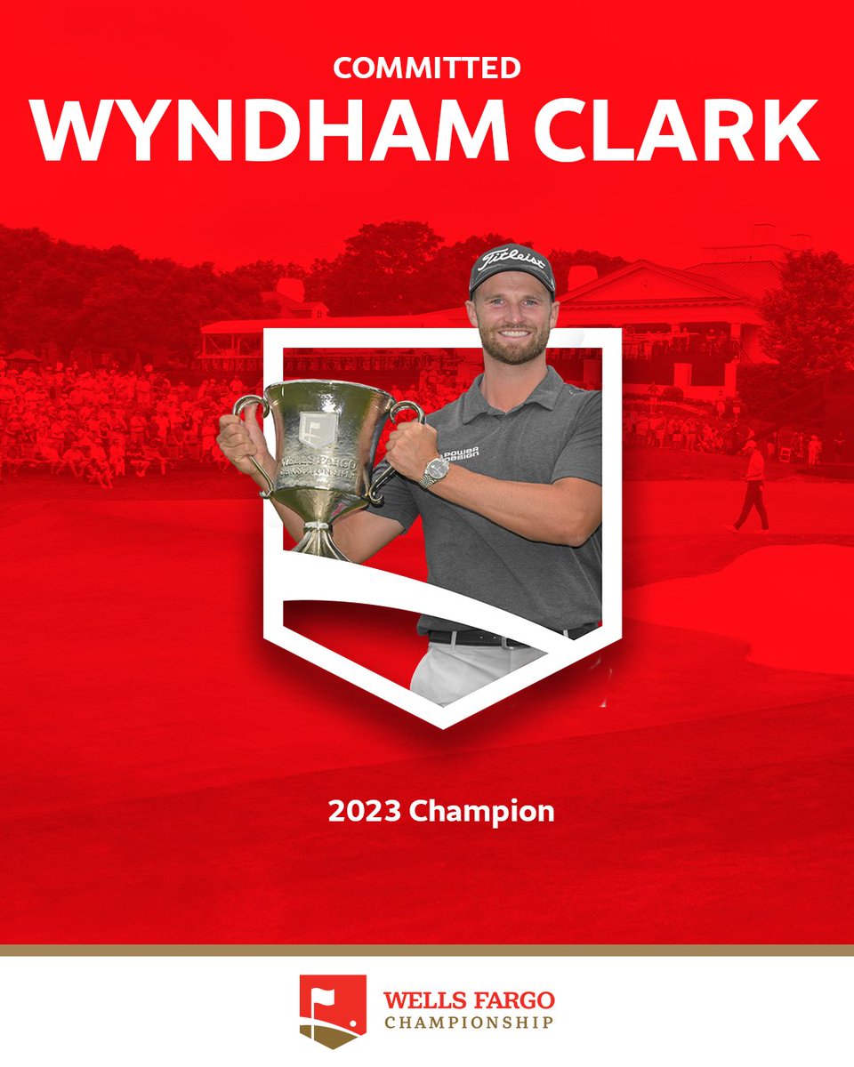 Early commitments from some of our past champions! @Wyndham_Clark, @RickieFowler, @harmanbrian & @Lucas_Glover_ Only 62 days away from the 2024 Wells Fargo Championship! #WellsFargoChampionship #SeeYouThere