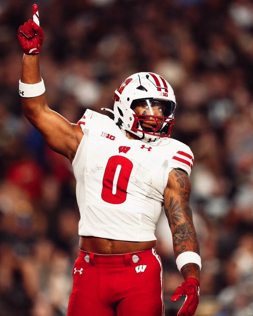 Braelon Allen Career Stats at Wisconsin: 🔴 85.9 PFF Grade 🔴 3,482 Rush Yards 🔴 35 Touchdowns 🔴 2,182 Yards AFTER Contact 🔴 145 Missed Tackles Forced