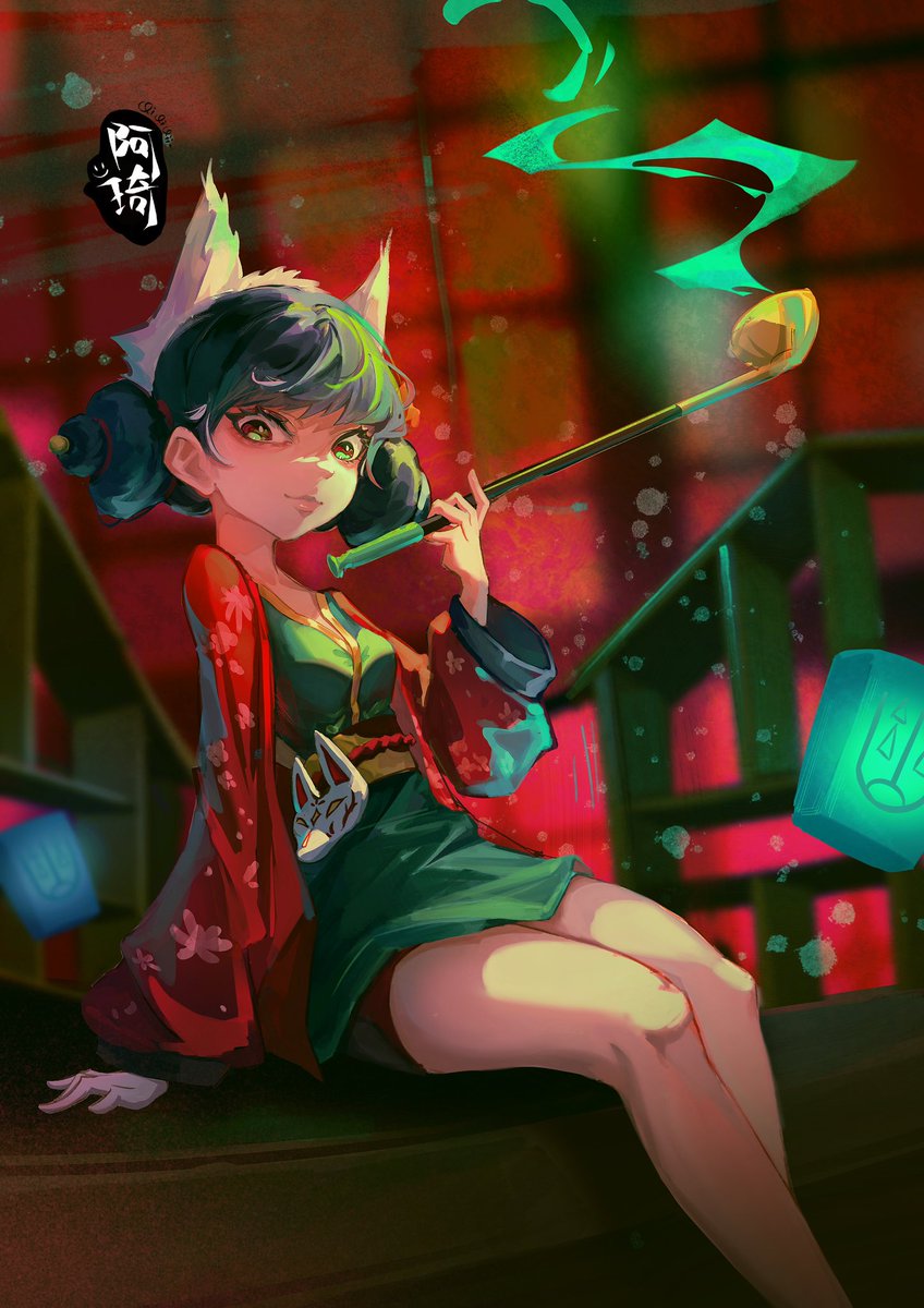 宝青坊主小狐狸 #illustration #白蛇缘起