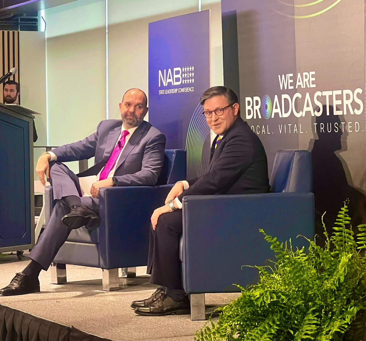 Thank you <a href="/SpeakerJohnson/">Speaker Mike Johnson</a> for your support of issues impacting local broadcasters and our communities. 
#wearebroadcasters