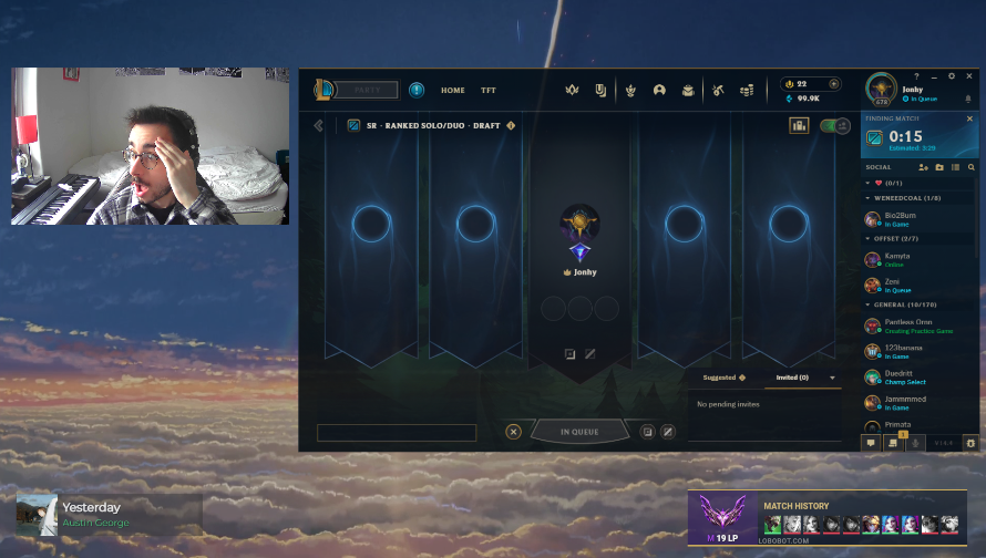 lol_Jonhy's tweet photo. DE REFORMARDO A CHALLENGER #2 | Master 19 LP Start
https://t.co/5UK4Hbn0lh https://t.co/UV45oZsazN