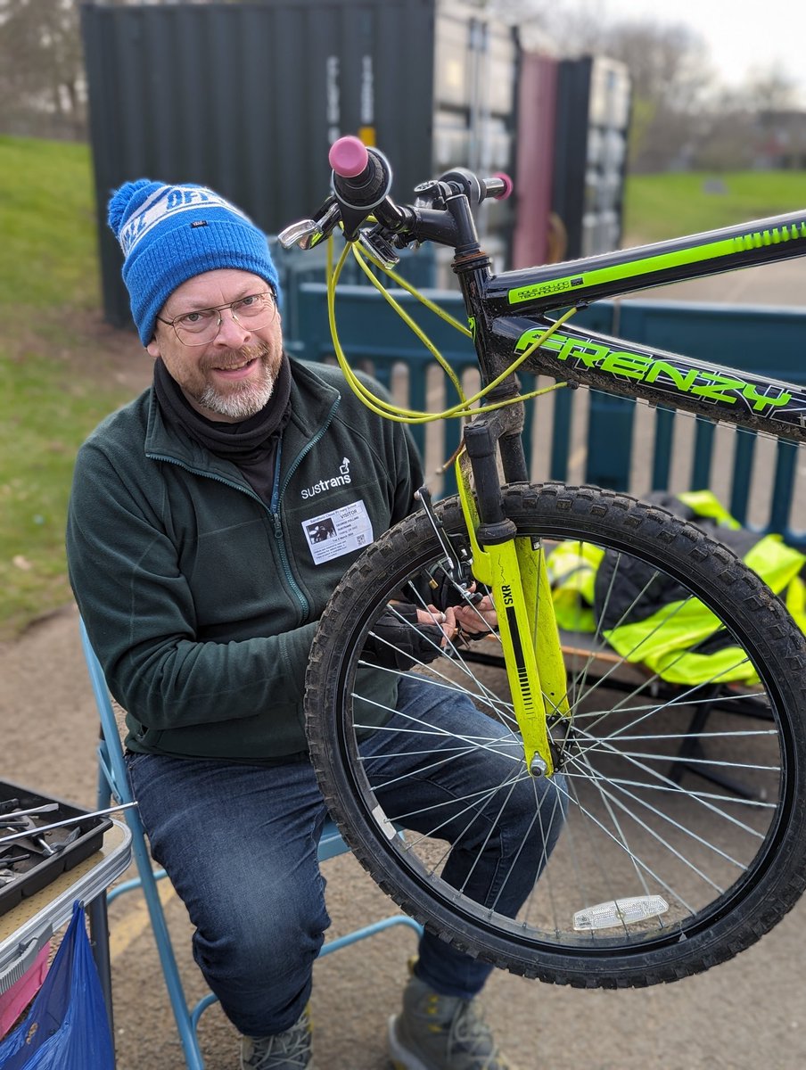 We were absolutely overwhelmed by the turnout for the Dr Bike at Sandfield Close school in Leicester today; over a quarter of all the pupils cycled in! 🙌 Best of luck for the #BigWalkAndWheel next week 🚴‍♂️✨