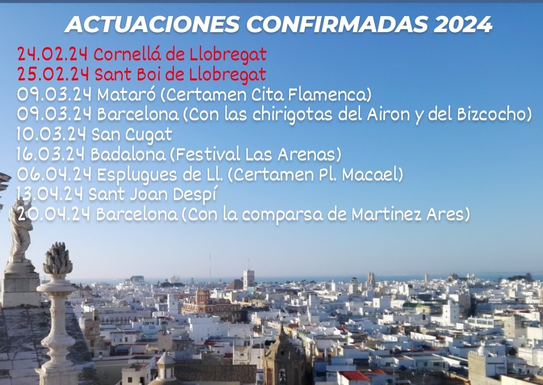 Comparsa Gaditana de Barcelona tweet media