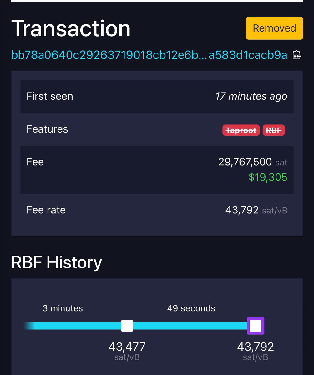 Robert Clarke (@robertjfclarke) on Twitter photo <a href="/ComfyVentures/">Joe (Comfy Ventures)</a> <a href="/punk9059/">Stats</a> Someone attempted to pay 0.3 btc in network fees but the tx was removed by <a href="/f2pool_official/">f2pool π</a> because they didnβt accept the TX π <a href="/ComfyVentures/">Joe (Comfy Ventures)</a> <a href="/punk9059/">Stats</a> Someone attempted to pay 0.3 btc in network fees but the tx was removed by <a href="/f2pool_official/">f2pool π</a> because they didnβt accept the TX π