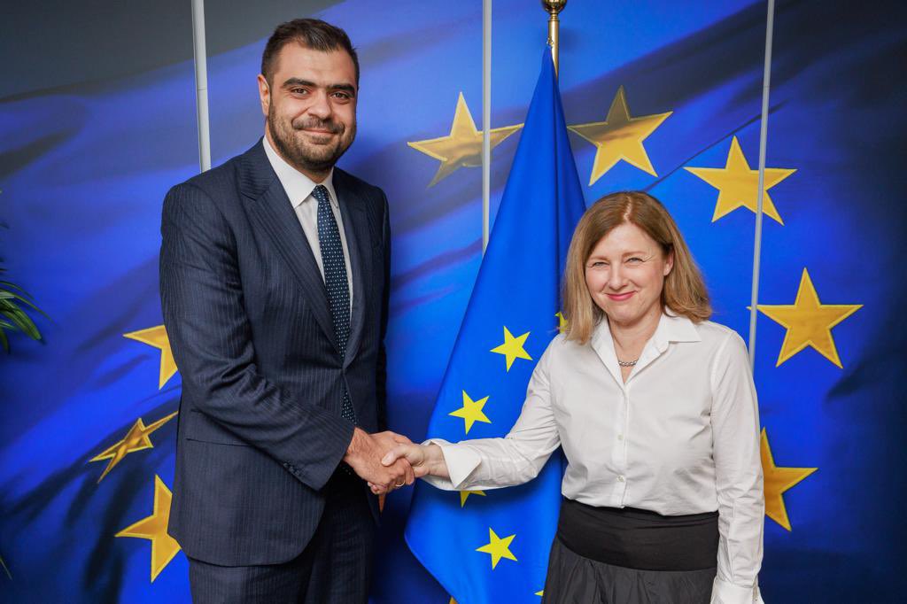 I met Deputy Minister Marinakis to discuss #mediafreedom in Greece & the EU.
I welcome the support of Greece for the #MediaFreedomAct & steps taken so far to make progress on relevant recommendations.
The best way to address concerns will be concrete improvement on the ground.