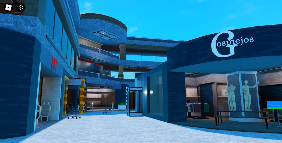 kyleislying's tweet photo. My progress on making the mall for Holiday horror on roblox 😁 #darkdeception https://t.co/jSLBRzQTUg