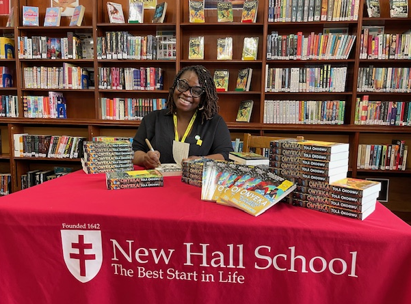 Thank you to <a href="/TolaOkogwu/">Tọlá Okogwu - UPDATES ONLY</a> for one of the best <a href="/WorldBookDayUK/">World Book Day UK 📚</a>  visits we have ever had! 

Onyeka Rules! 

<a href="/NewHallSchool/">New Hall School</a>