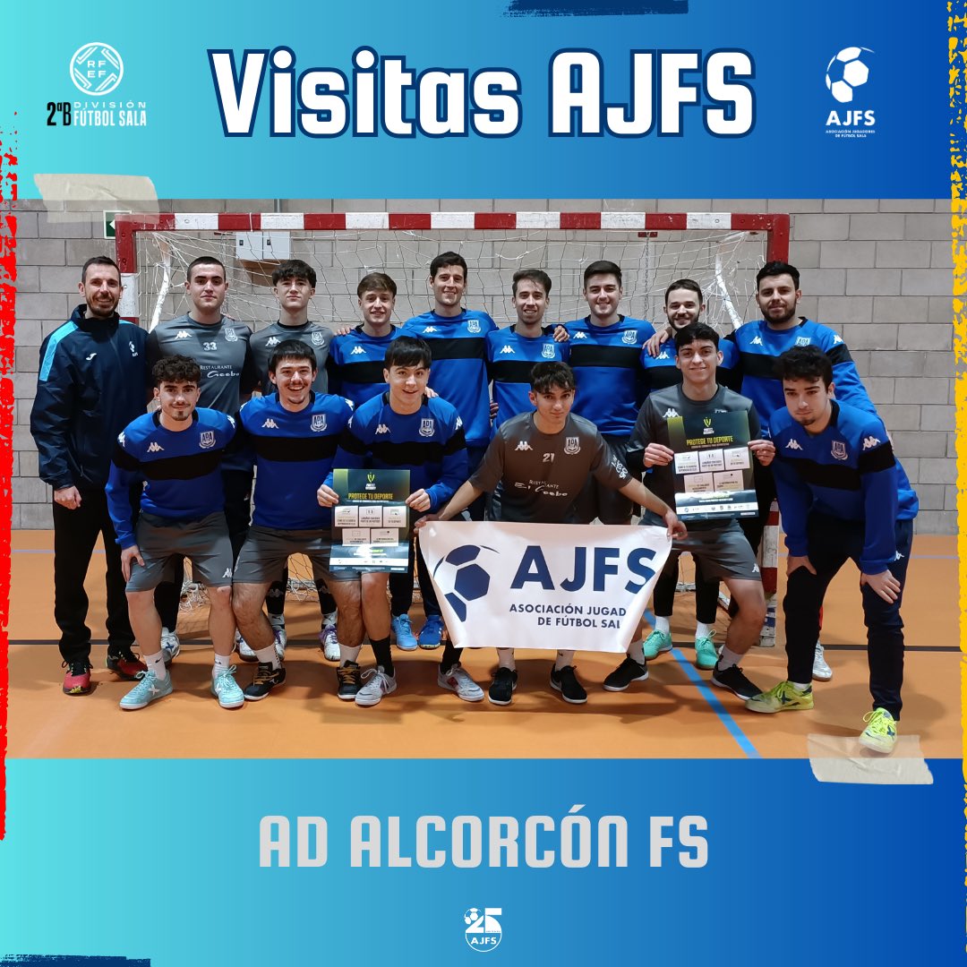 🤝 𝗩𝗶𝘀𝗶𝘁𝗮𝘀 𝗔𝗝𝗙𝗦 2ªB <a href="/FutSalRFEF/">Futsal RFEF</a> |

➖ <a href="/CaceresUExFS/">Cáceres FS</a> 
➖ <a href="/cfschinguaro/">C.F.S.Chinguaro</a> 
➖ <a href="/RiberaNavarraFS/">ATP Iluminación Ribera Navarra FS</a> B 
➖ <a href="/ADAlcorconFS/">AD Alcorcón FS 2025 / 2026</a> 

#SomosAJFS | #VisitasAJFS
