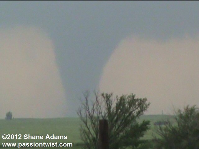 Near Lambert, OK - April 14, 2012. Your big ass ain't hiding behind that tree bro  #TornadoTuesday