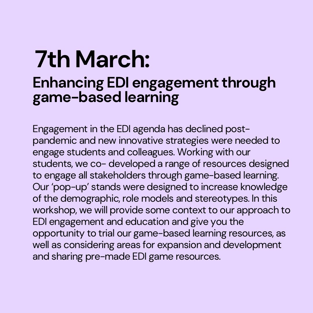 FMS Diversity (@fmsdiversityncl) on Twitter photo Our FMS EDI Team have headed over to Liverpool today for the <a href="/AdvanceHE/">Advance HE</a> #EDIConf24!
Louise and Emma will be presenting about the #EqualityProjectNCL and hosting an interactive workshop about how we’ve used gameification to enhance EDI engagement. Our FMS EDI Team have headed over to Liverpool today for the <a href="/AdvanceHE/">Advance HE</a> #EDIConf24!
Louise and Emma will be presenting about the #EqualityProjectNCL and hosting an interactive workshop about how we’ve used gameification to enhance EDI engagement.