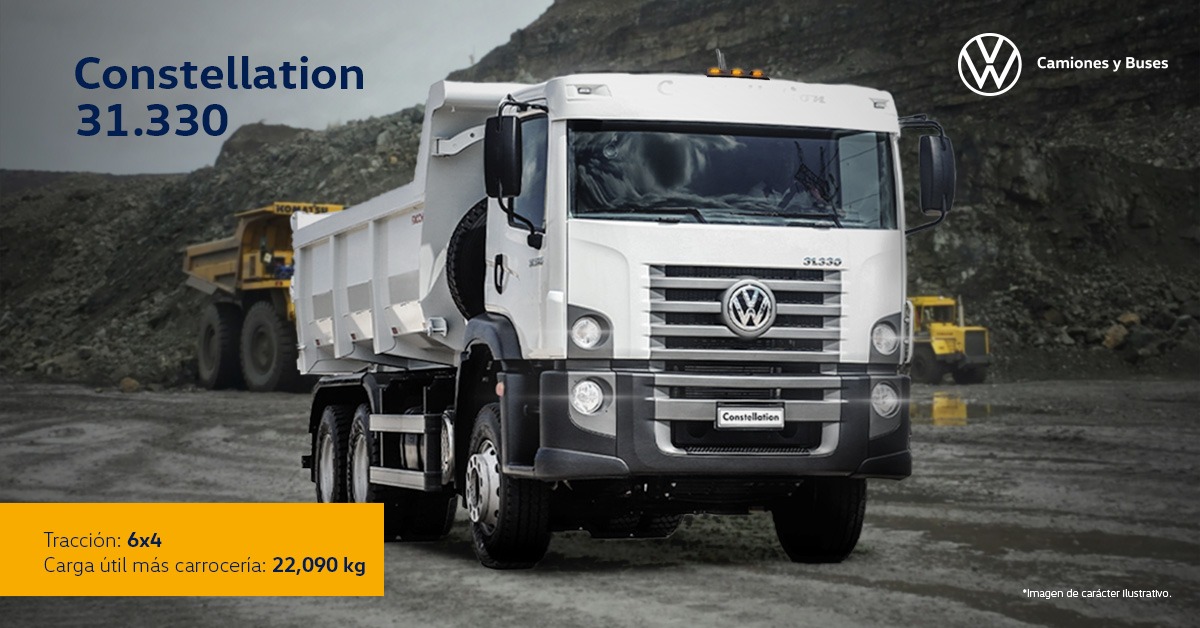 Obtén el beneficio de un camión todoterreno para aplicaciones robustas. Constellation 31.330 es poder y durabilidad. 👇Ahora en México: 👇 vwcamionesybuses.com.mx/camiones/const… #Constellation #Vocacional #VW #Camiones