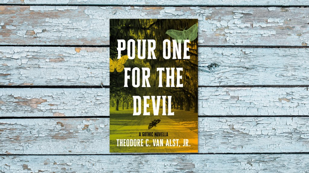 It's publication day for POUR ONE FOR THE DEVIL, a darkly funny new Southern Gothic horror by Bram Stoker Award finalist @TVAyyyy. Learn more & find a copy at your favorite bookseller: lanternfishpress.com/shop/pour-one-…