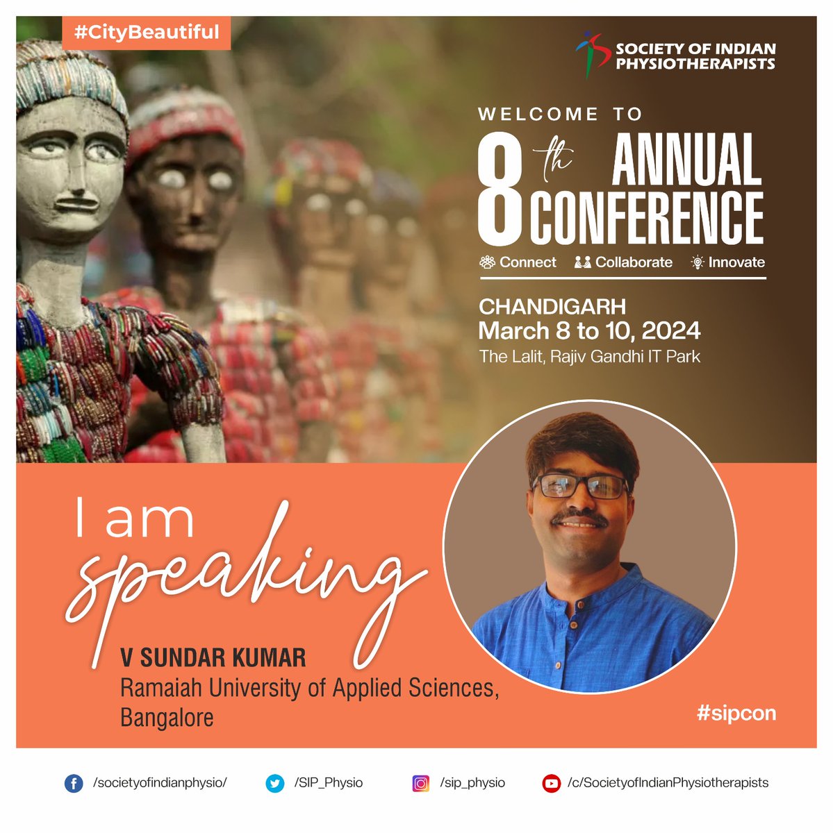 Sundark941's tweet image. I am happy to be speaking at the 8th #SIPCON on the topic &apos;Community Physiotherapy: Is it relevant or just an academic exercise?&apos; @SIP_Physio thank you for the opportunity