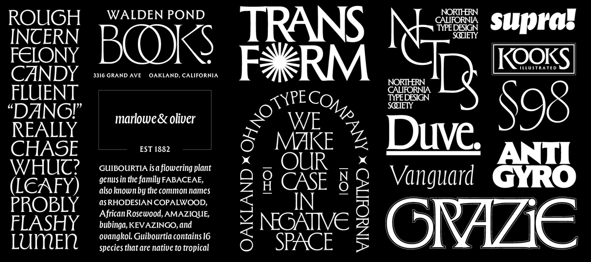New fonts: FOREVS: ohnotype.co/fonts/forevs