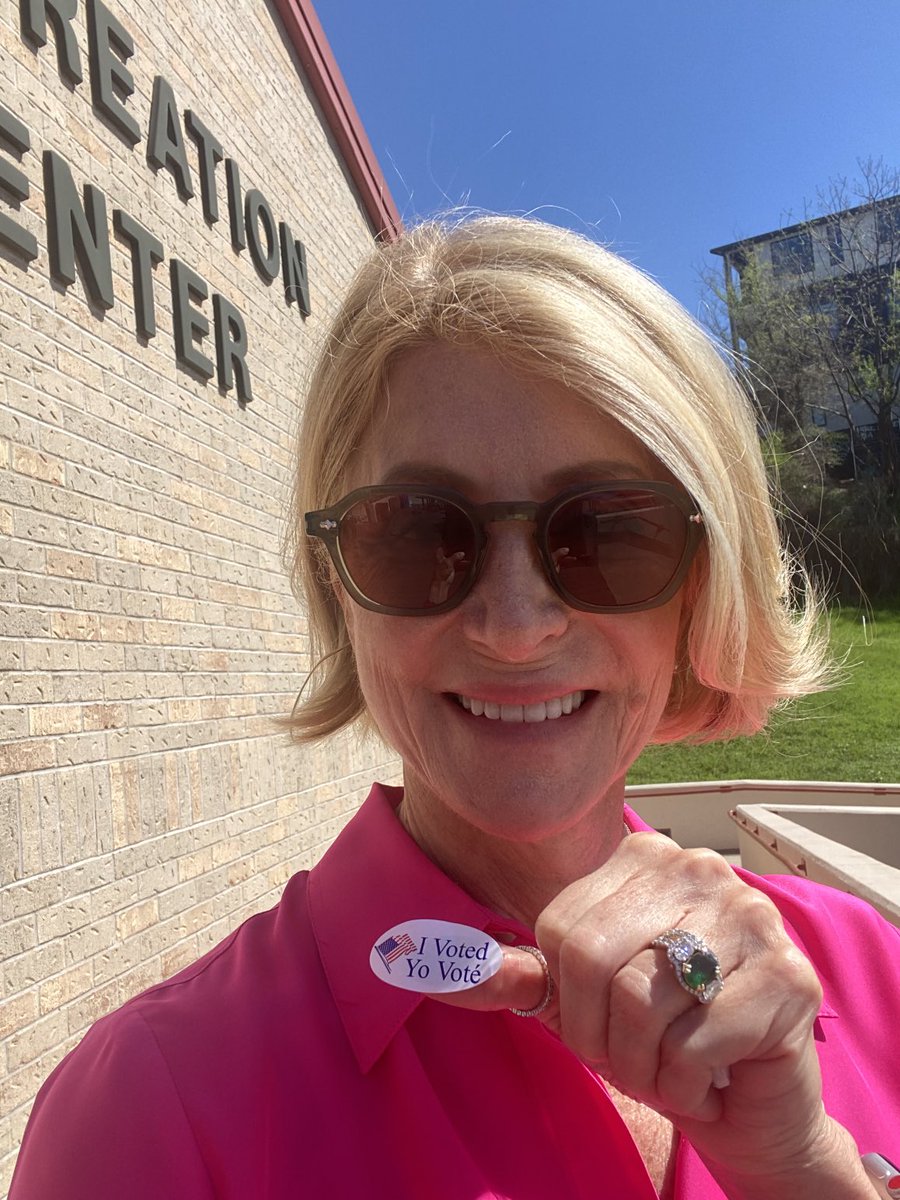 Proud to vote for my friends ⁦@ColinAllredTX⁩ and ⁦@JosePGarza⁩ today! 🗳️