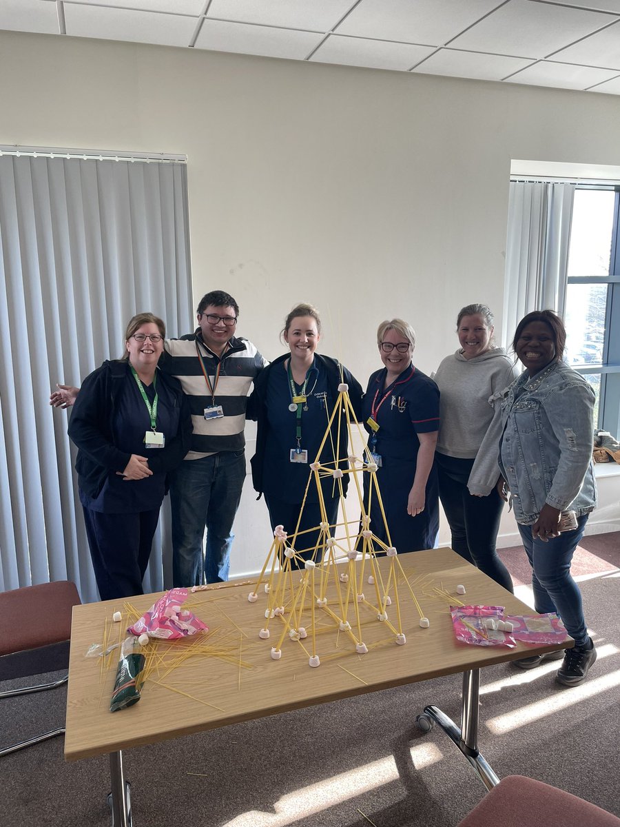 Thank you <a href="/RESPONDStudy/">RESPOND Programme</a> for the great training session day. You really know how to bring out our competitive nature ! #bestteamwon #spaghettiandmarshmallowtower #teamwork <a href="/TheCountessNHS/">Countess of Chester Hospital NHS Foundation Trust</a>