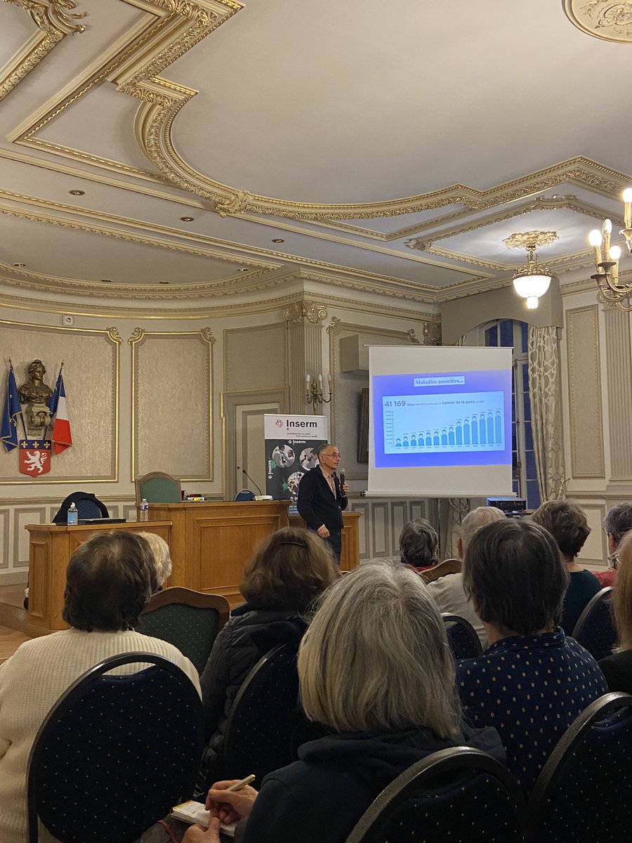 [En Direct] Conférence sur l’obésité à la mairie de Lyon 6. Première partie, Gilles MITHIEUX @CNRS_dr07 L’alimentation paléolithique. #mairielyon6 #obésité #alimentation #regime