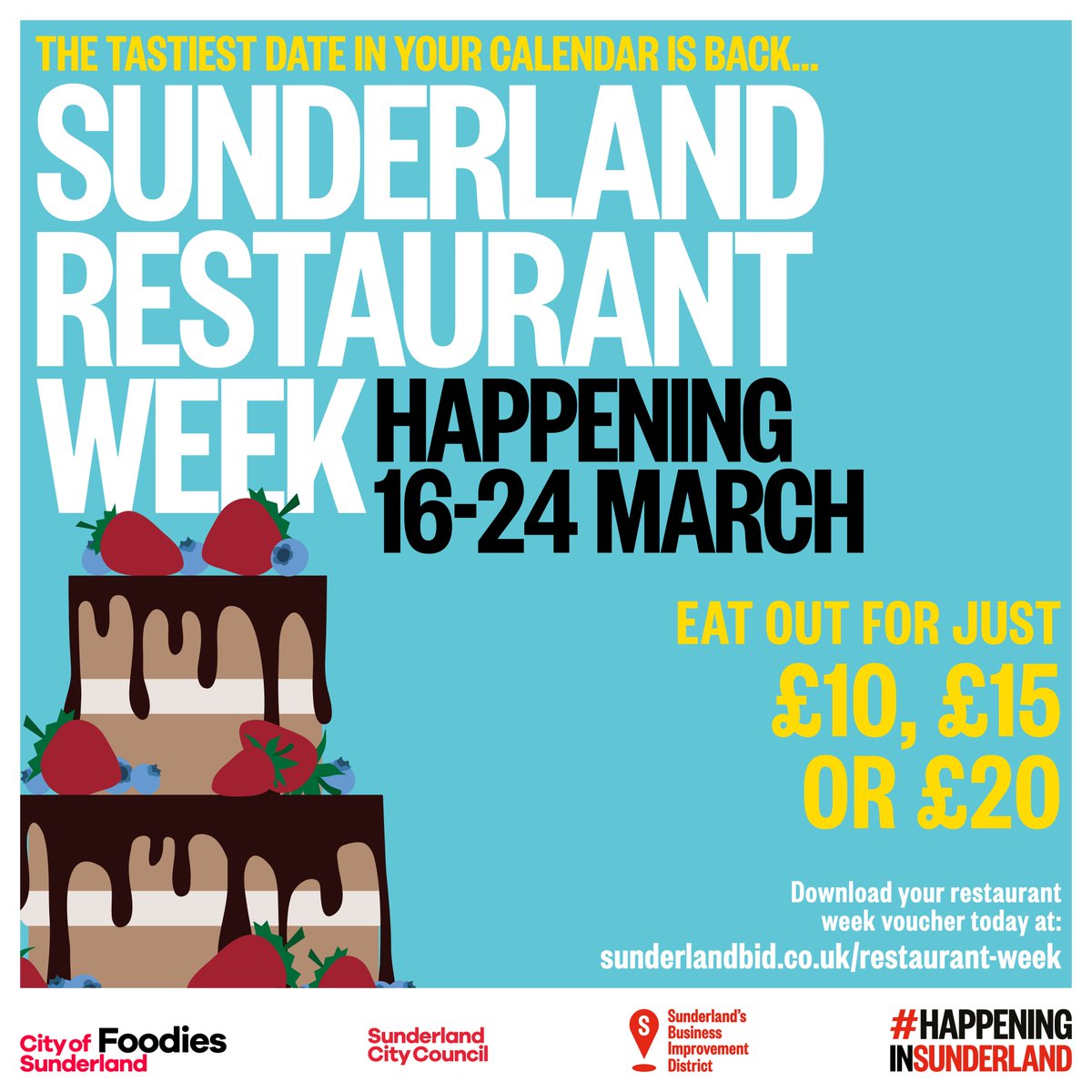 Whether you're a local or a visitor, Sunderland Restaurant Week is your chance to experience the city's culinary treasures. #HappeningInSunderland from 16 to 24 March! 📆  

More info 👉  orlo.uk/JdXga

#SunderlandExperience #SunderlandRestaurantWeek