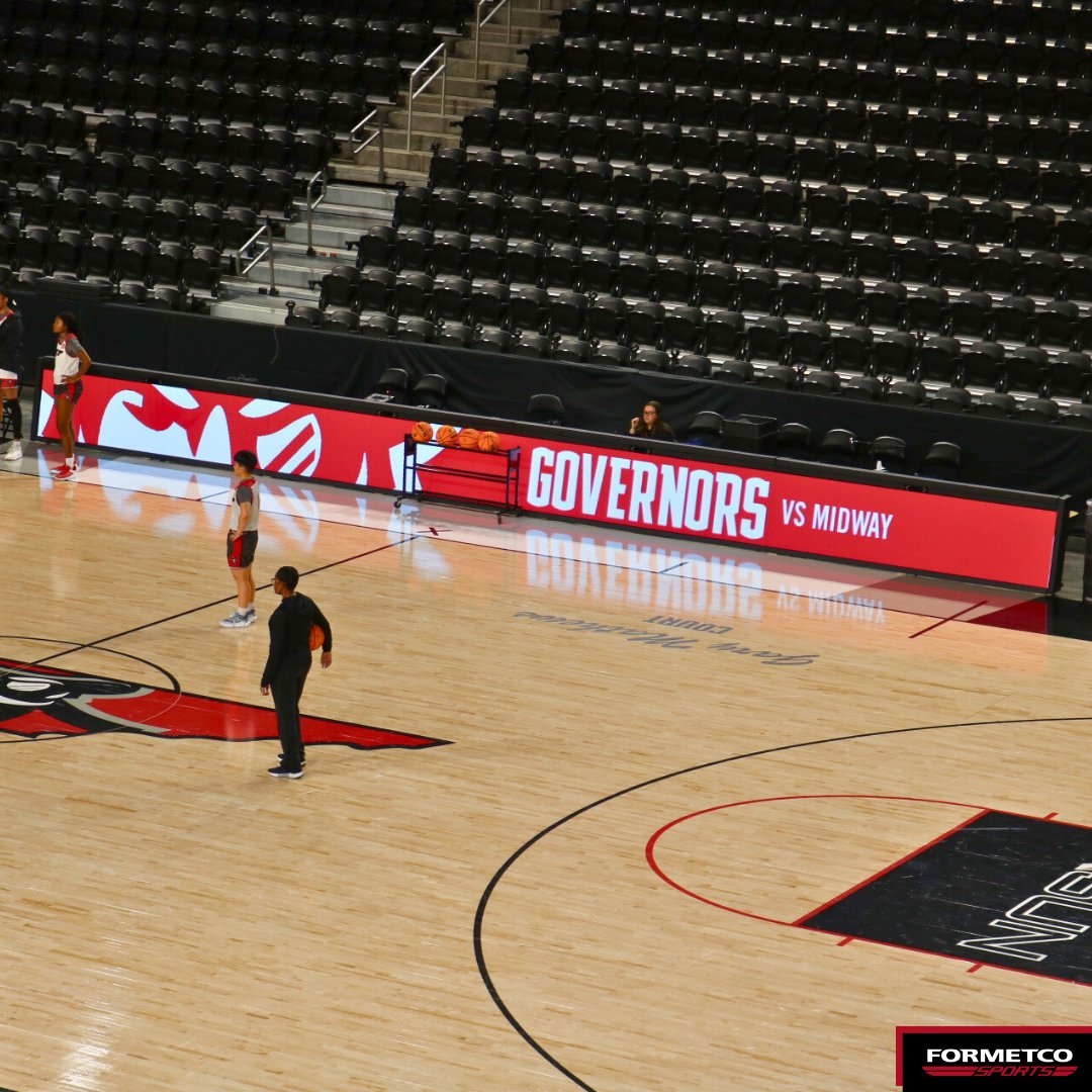 FormetcoSports's tweet photo. A closer look at the FSI scorer's table we installed for Austin Peay State University.๐โจ Scorer's tables are great for generating revenue. Sponsors can have their images played throughout the duration of any game or simply on rotation. #fsiscorringtable #scoringtables https://t.co/AyCUf98oA4