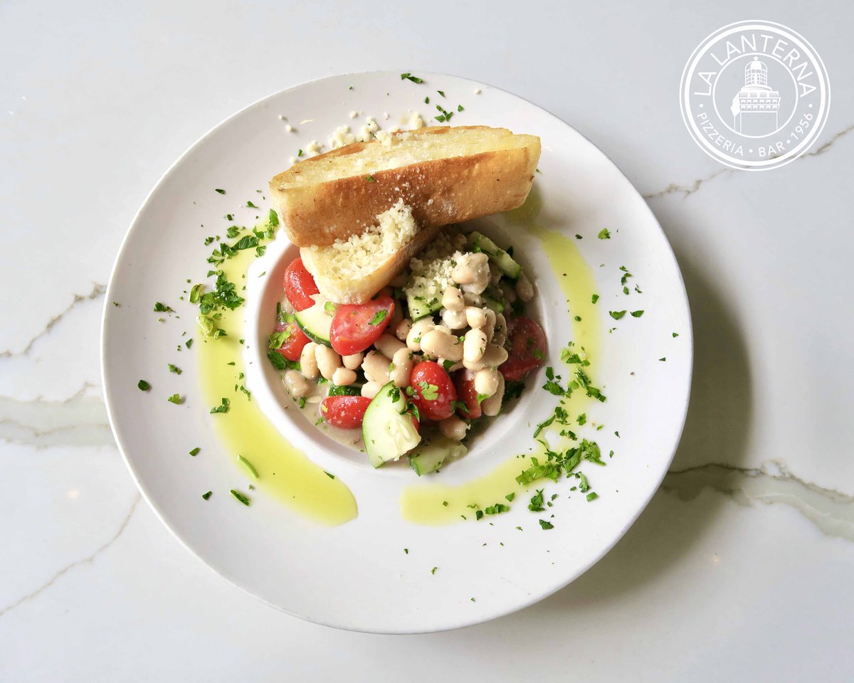 LalanternaDet's tweet photo. Experience the freshness of our Fagioli salad, featuring Tuscan beans, grape tomatoes, and crisp cucumbers, perfectly dressed in a light red wine vinaigrette. https://t.co/ZqPbHOVNkz