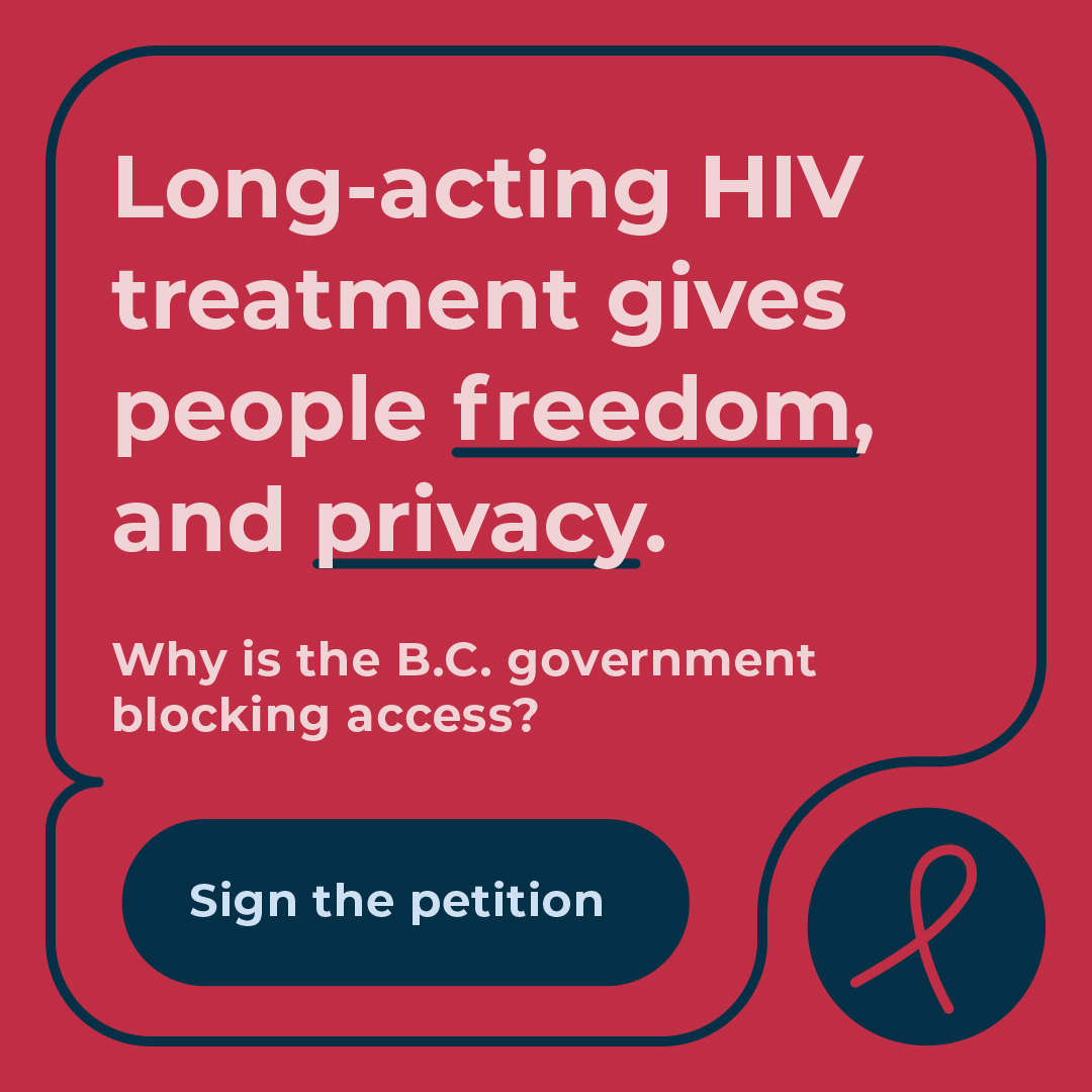 This month is the 4yr anniversary of the first long-acting HIV treatment option being approved. Yet, in BC, incredibly restrictive rules mean people are being blocked from accessing it. Let your MLA know you would like to see this change. ow.ly/aMhU50QFrsf
