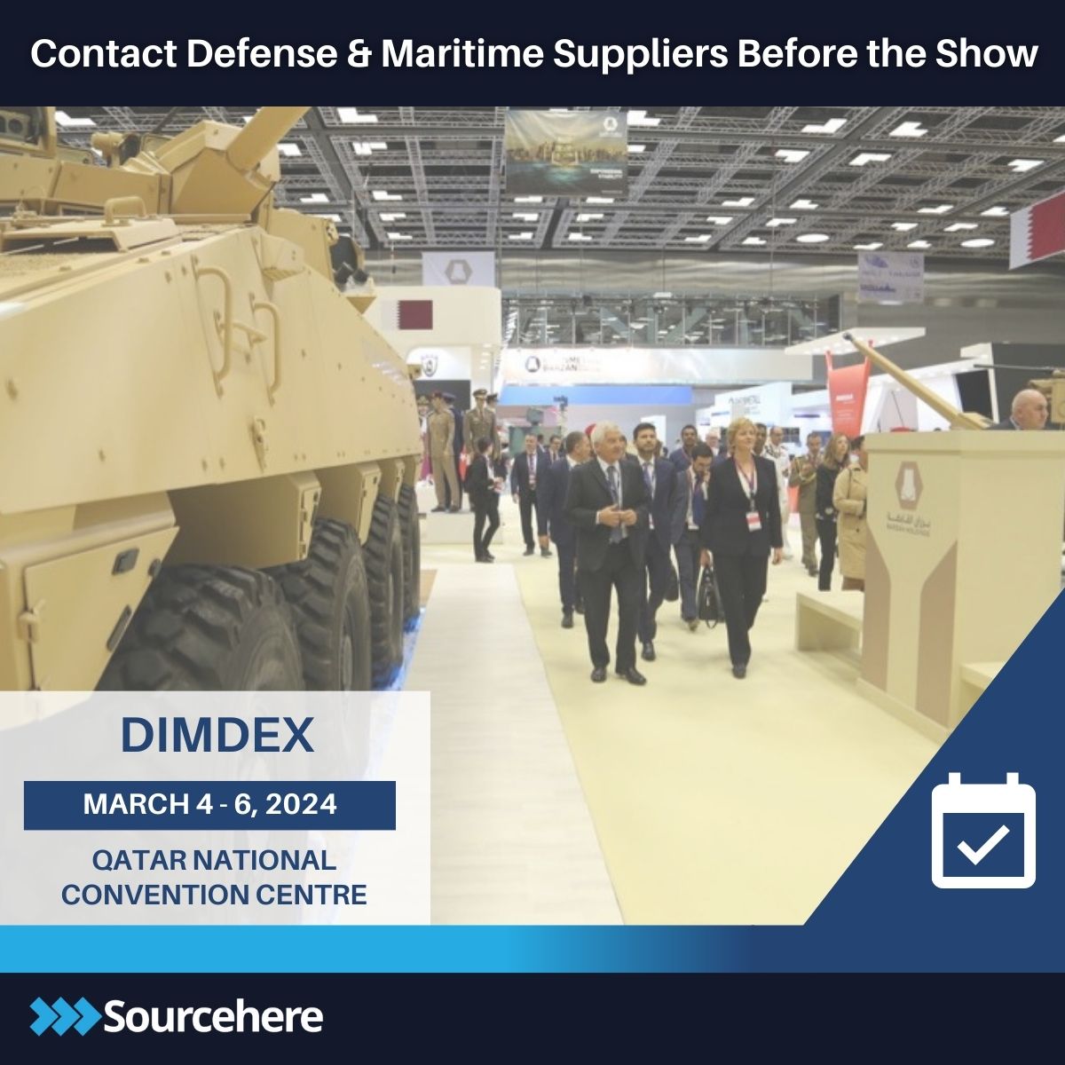 🌟@DIMDEXQatar is allready underway, and our partner @Kallman is hosting the #USAPartnershipPavilion. If you are not attending the event, sign up on @source_here to get exclusive access to exhibitor and product information from anywhere in the world. #DIMDEX #DefenseIndustry