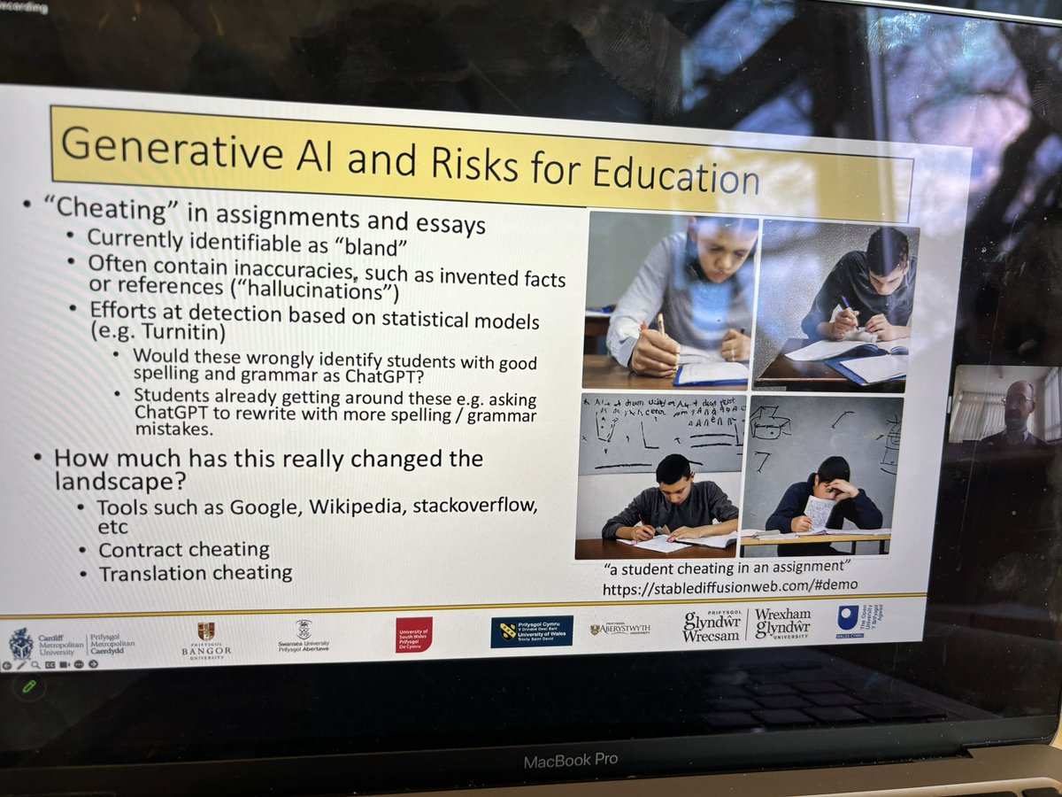 MrYTeacherGuy's tweet image. 👏🏼👏🏼 thought provoking session discussing AI in education  
@WCLDProject @aberste @profgaryb