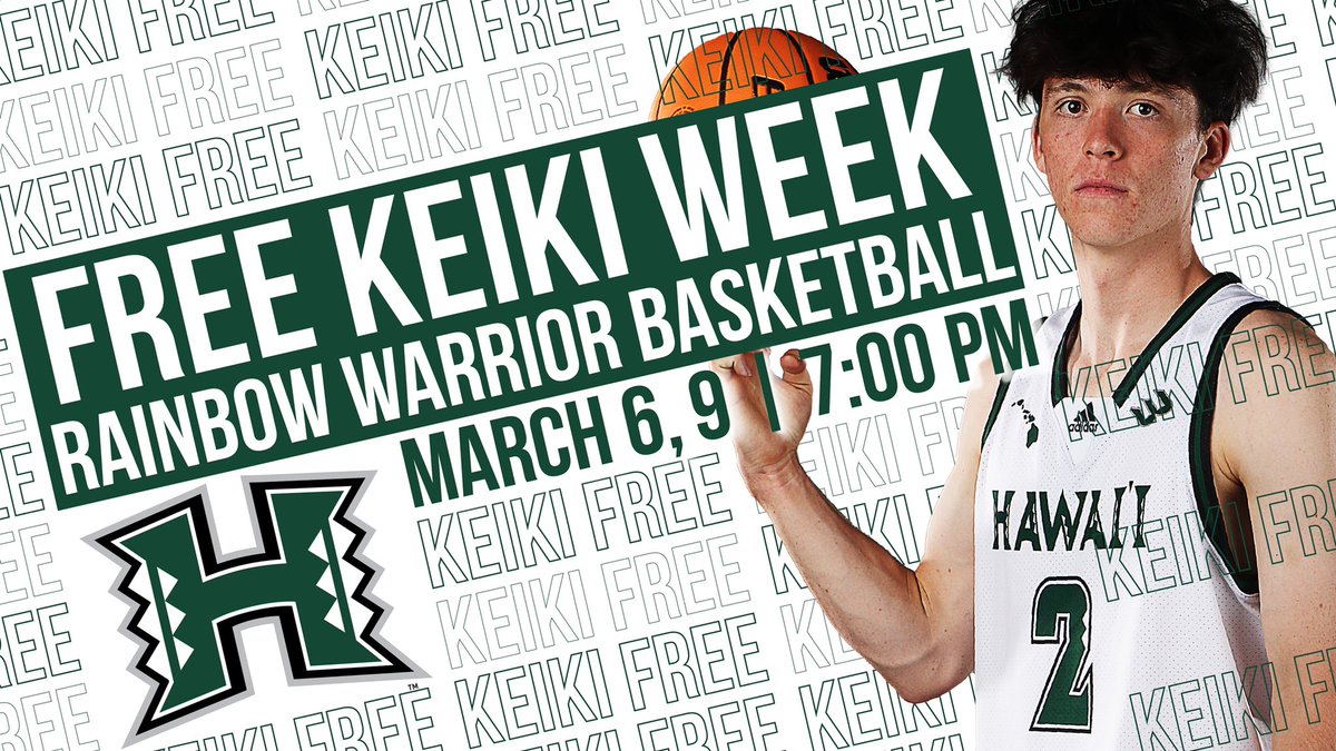 We want to #PackTheStan with Keiki!! All kids 18 and under are free at the final two @hawaiimbb games this week! Make plans to be a part of the atmosphere on Wednesday and Saturday night! #GoBows