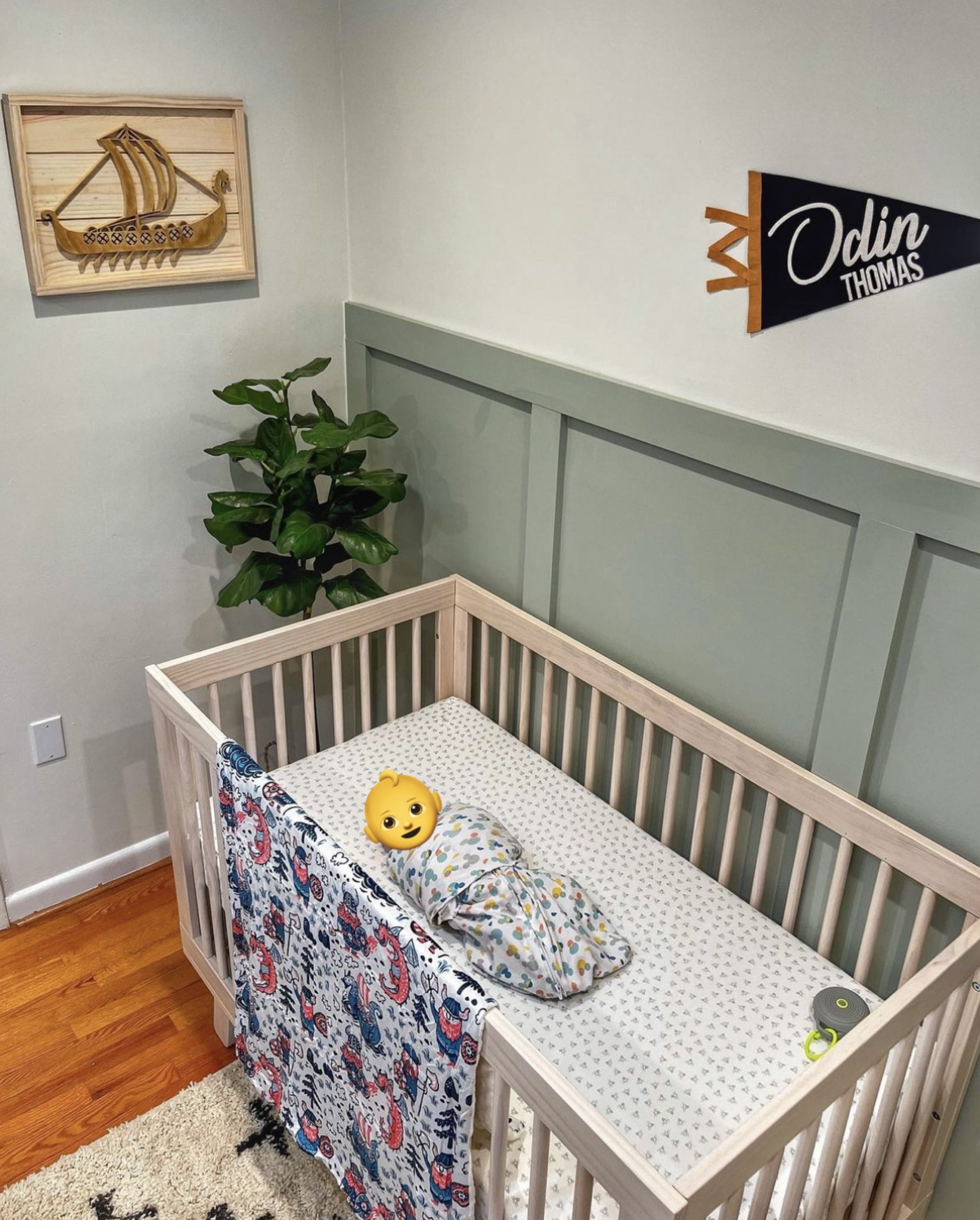 Viking themed baby deals room