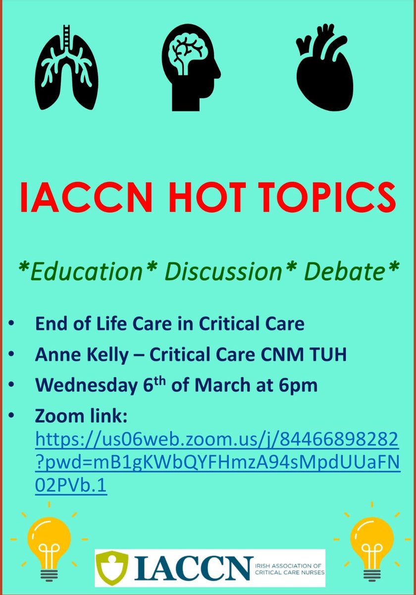 Tune in tomorrow for our End of Life presentation delivered by <a href="/AnneKFoley/">Anne Kelly</a>