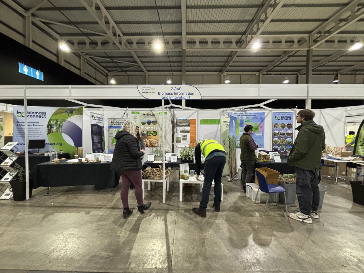 Things are taking shape. Plenty to see on the #BiomassConnect stand at #LCA2024