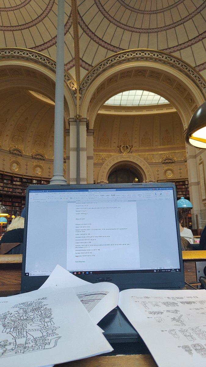 TerrArkeo's tweet photo. C'est toujours un réel plaisir de travailler à la @INHA_bib sur la datation des stèles mayas via leur iconographie et ce grâce à l'étude menée par Tatiana Proskouriakoff (1909 - 1985) 🤩 !
#workinprogress #student #study #maya #iconography #datation #Mexique https://t.co/I38slWNc1Y
