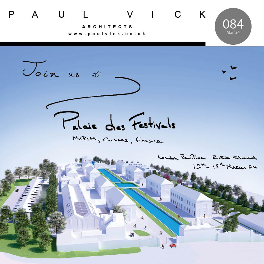MIPIM - The Global Property Festival - is taking place in Cannes next week from 12th-15th March. Paul Vick architects are on the RIBA Stand in the London Pavilion.

Follow the link to read the rest of the article: mailchi.mp/f027377e35c5/8…
#sustainablearchitect #design #mipim2024
