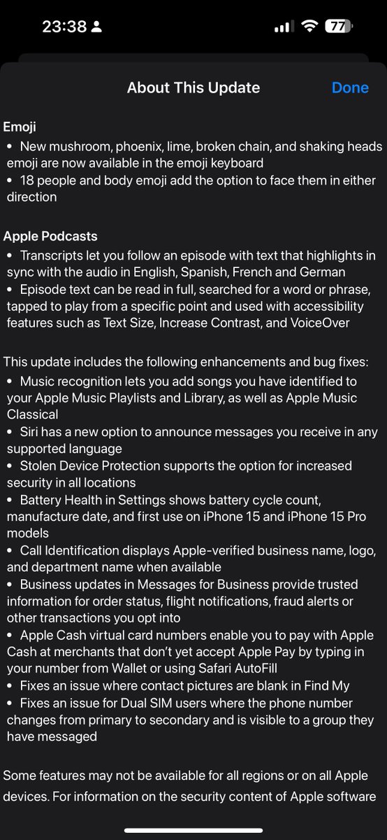 stufflistings's tweet image. iOS 17.4 has arrived.
#iOS17 #iOS174