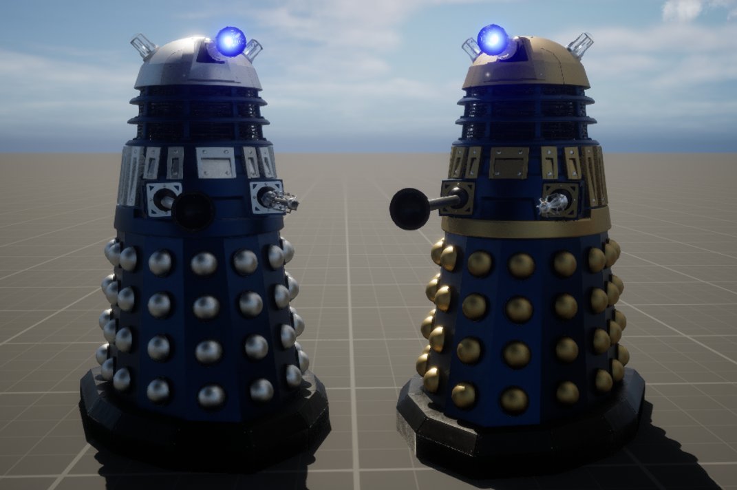 Dalek The Eternity Circle. #DoctorWho #UnrealEngine5 #gamedevelopment #indiedev #b3d