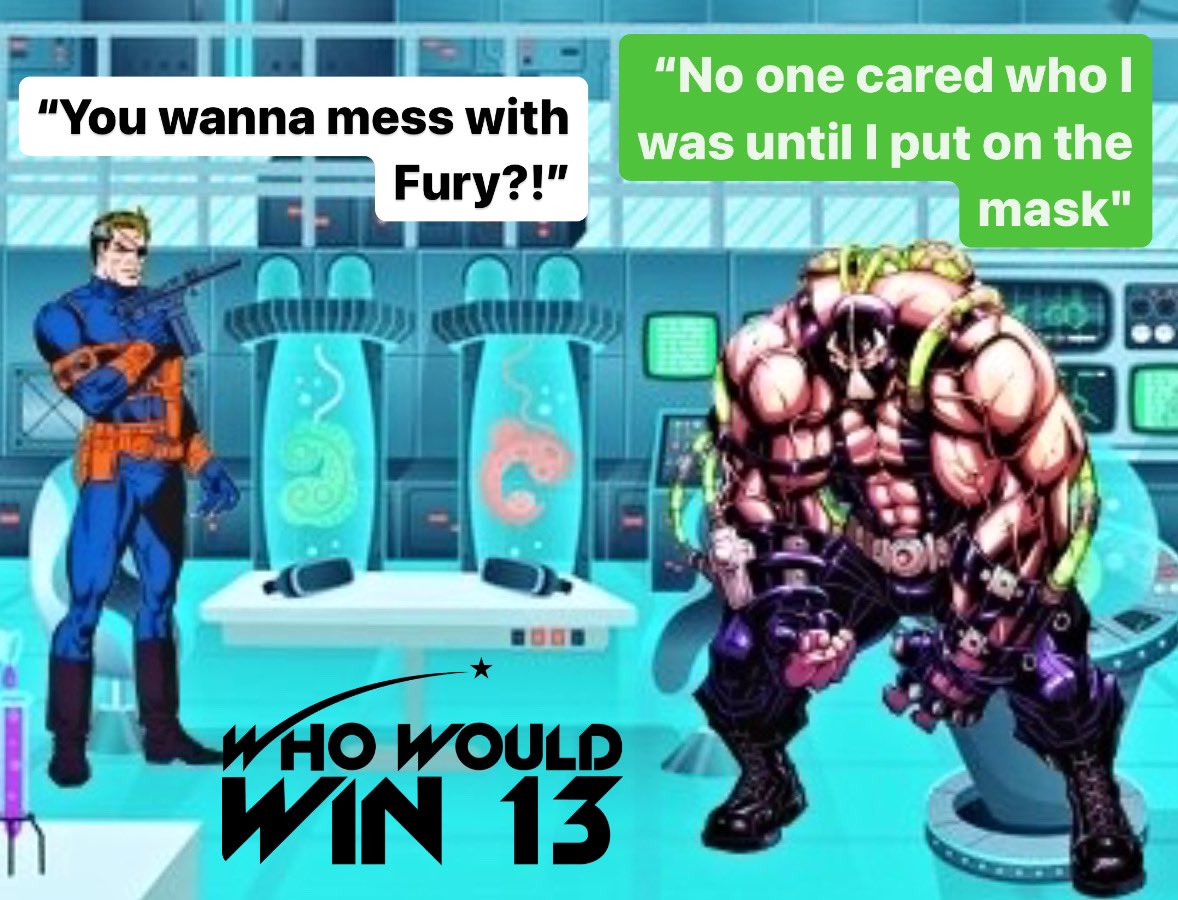 #NickFury🚁 VS #Bane🦠

(Marvel VS DC)

Who wins, and why⁉️

#whowouldwin #deathbattle #SHPOLL24
