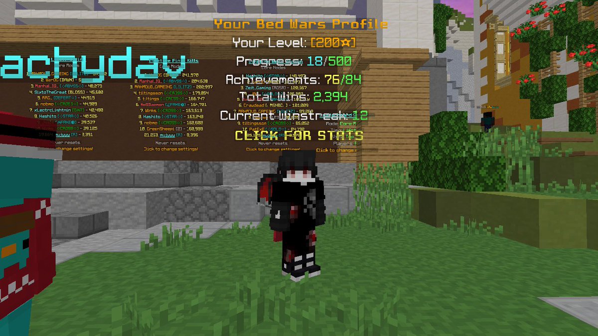 ReliableGuild's tweet image. congratulations mujyyy for reaching 200 stars in BedWars!