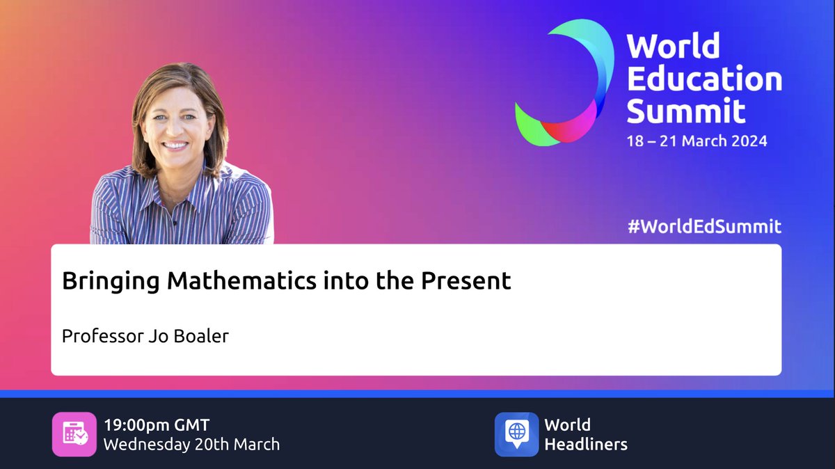 The World Education Summit is now only 2 weeks away: info.osiriseducational.co.uk/acton/attachme… I will be talking about ......