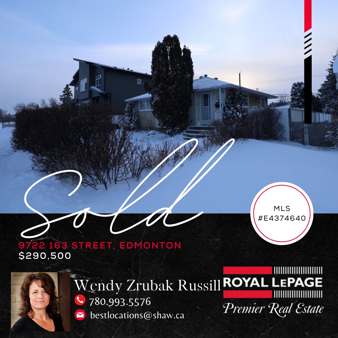 stalbertpremier's tweet photo. SOLD! Call Wendy of Royal LePage Premier Real Estate today for results!
@stalbertpremier https://t.co/jvg8u7X87b