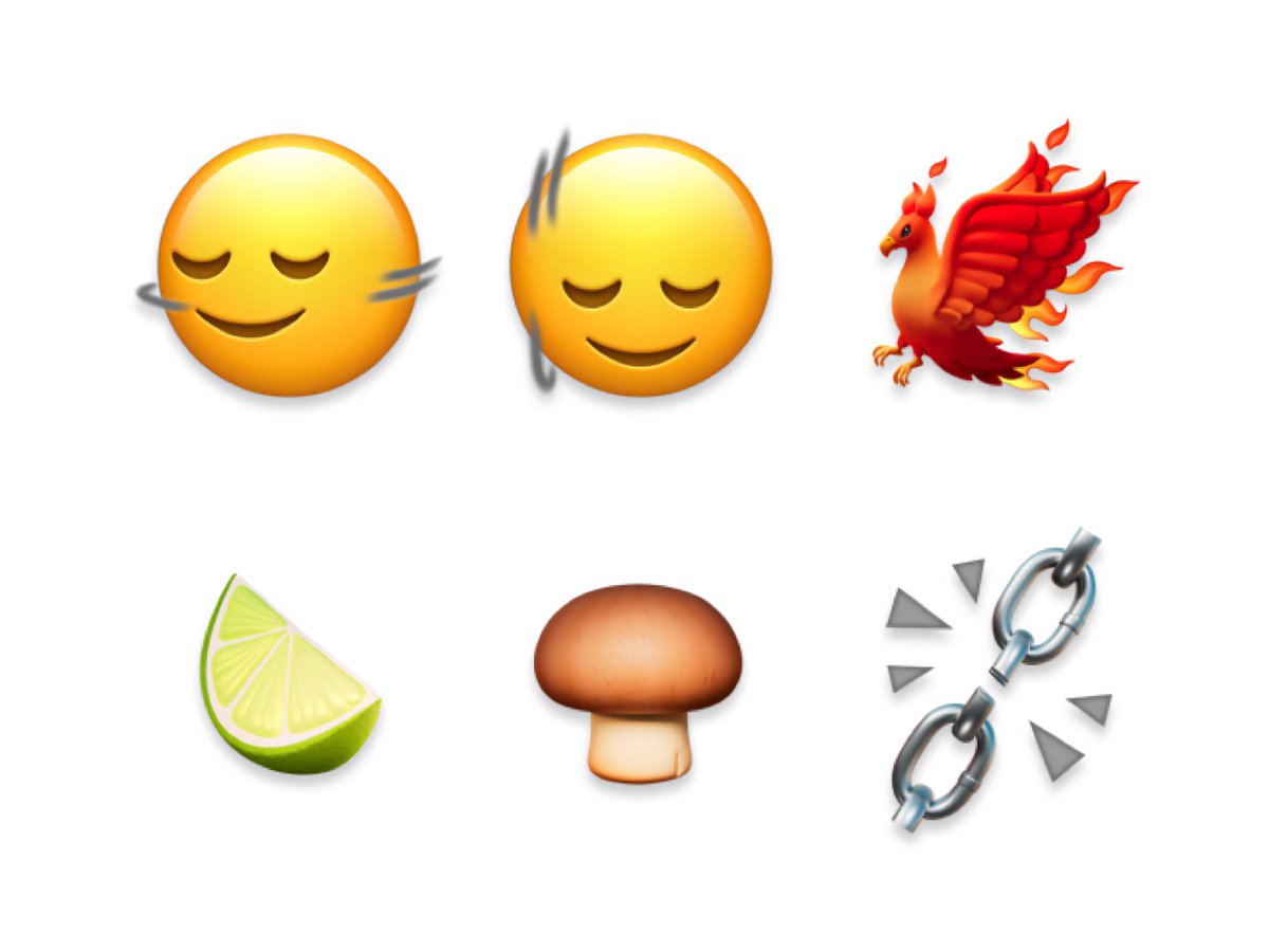 new iOS emojis i wont be…