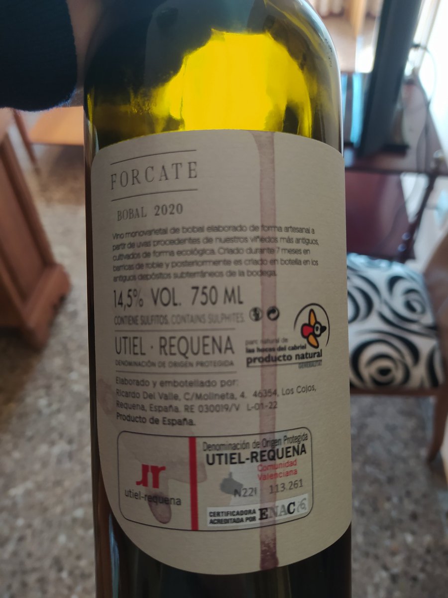 _BruceWine's tweet photo. Pura #bobal este Forcate de #bodegasdelvalle @DOUtielRequena https://t.co/KGSNShWzn2